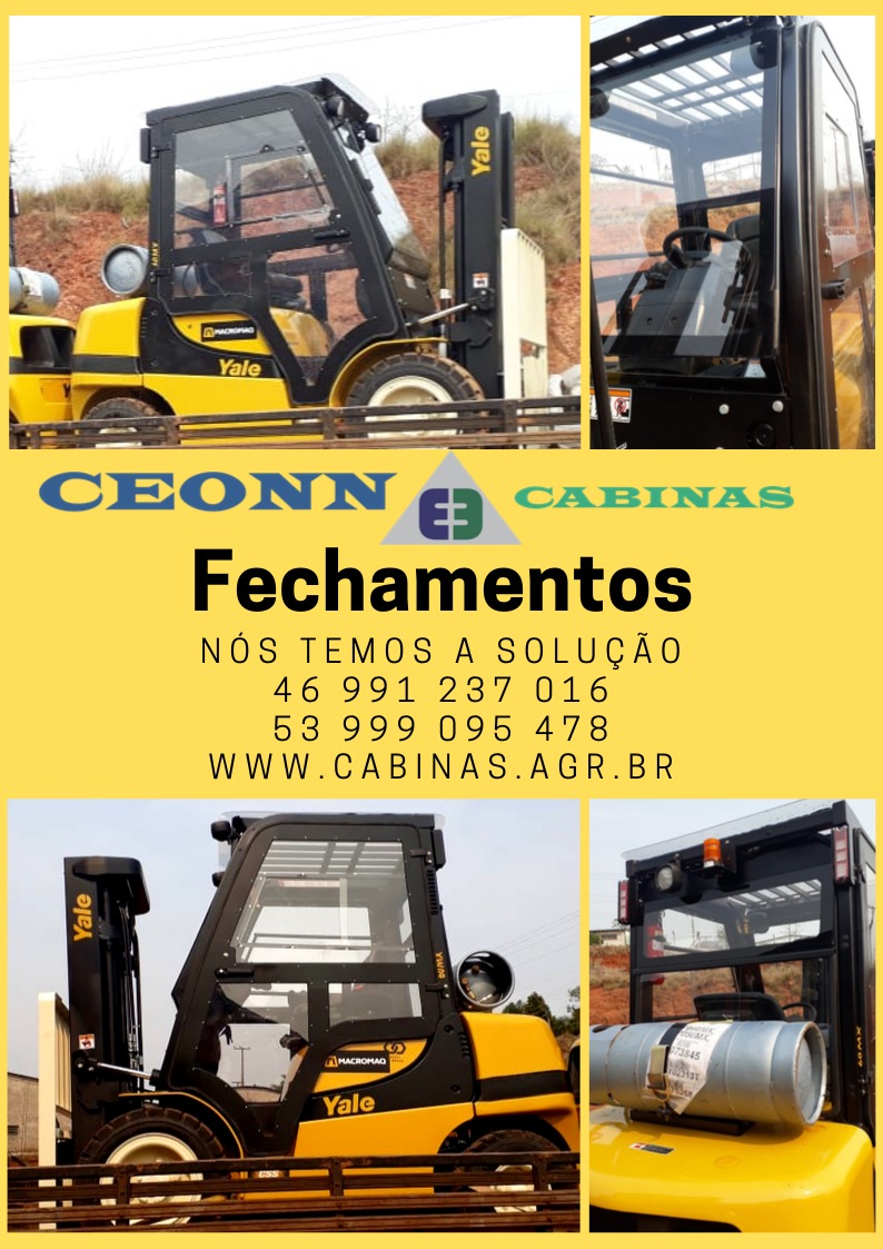 Fechamentos Ceonn para empilhadeiras Yale / Macromaq — nós temos a solução