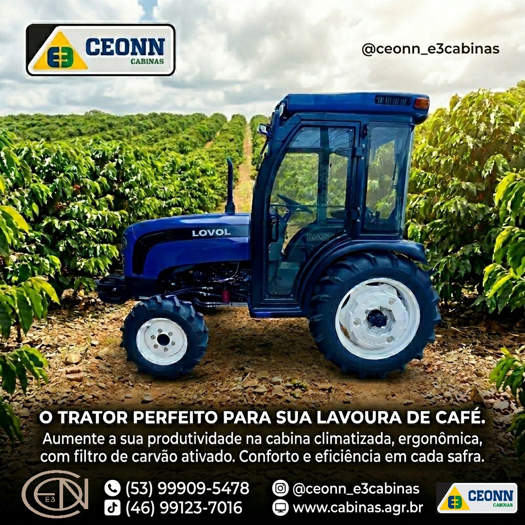 Lovol em lavoura de café